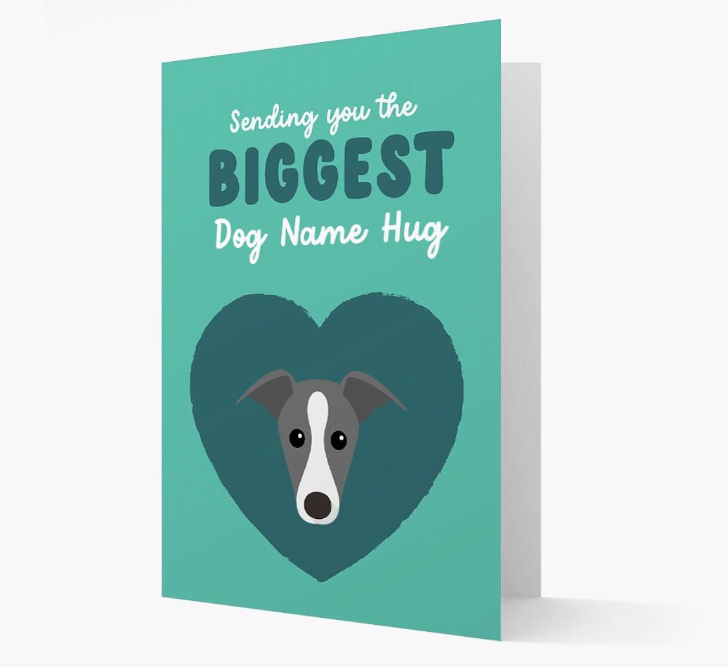 Biggest Hug: Personalized {breedFullName} Card