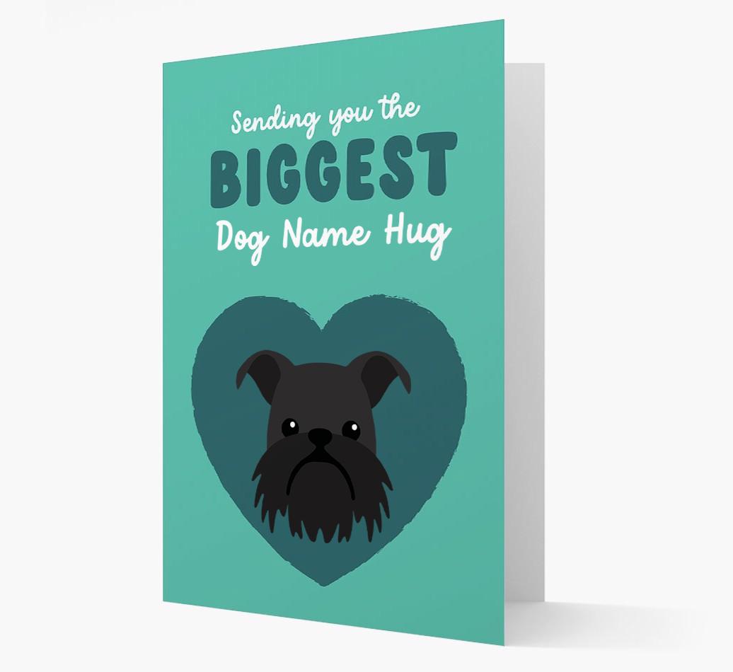 Biggest Hug: Personalized {breedFullName} Card
