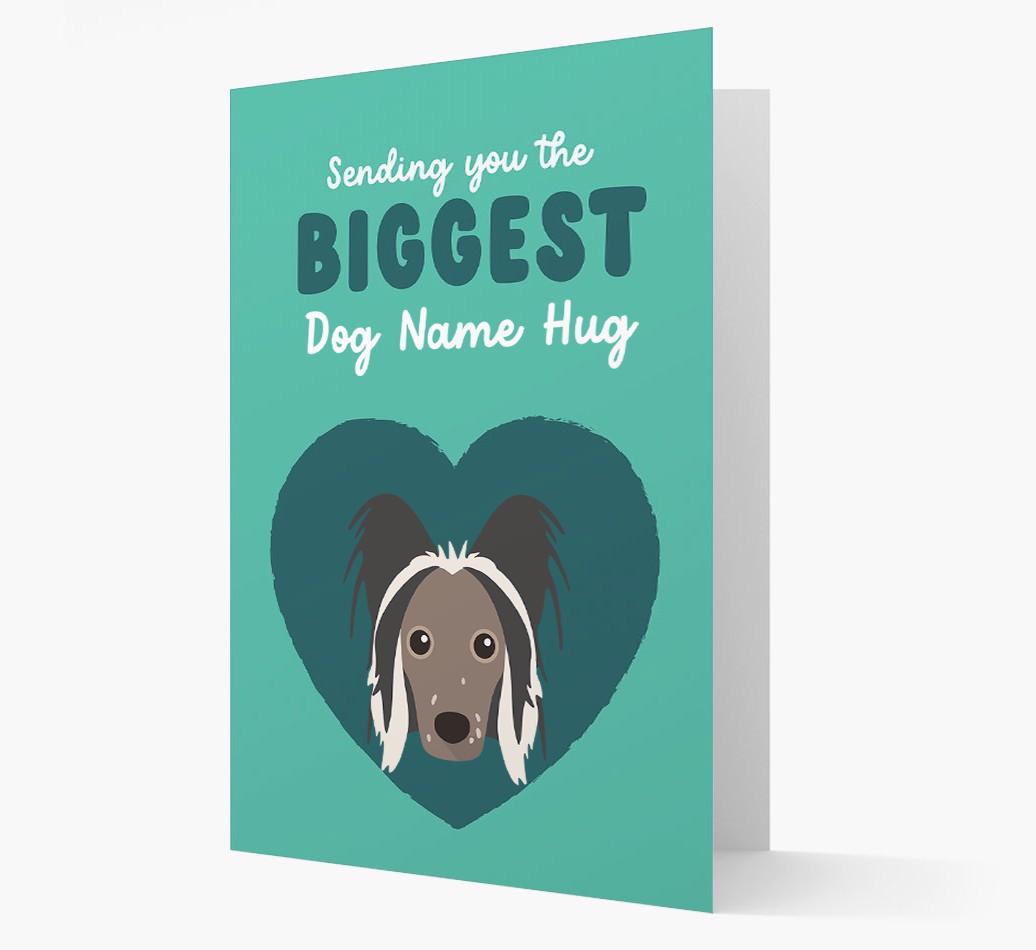 Biggest Hug: Personalized {breedFullName} Card