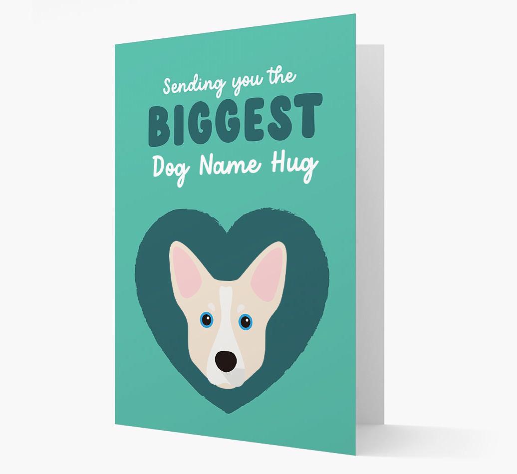 Biggest Hug: Personalized {breedFullName} Card