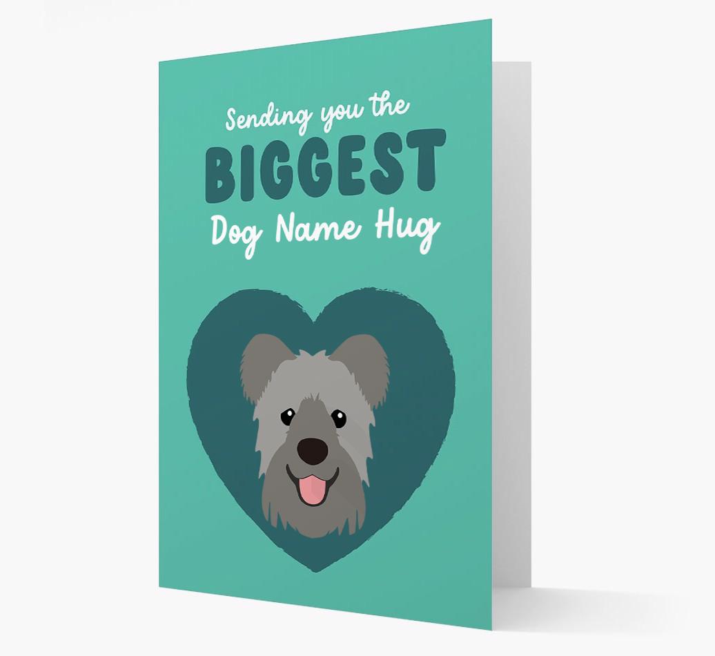 Biggest Hug: Personalized {breedFullName} Card
