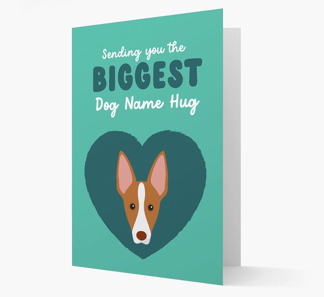 Biggest Hug: Personalized {breedFullName} Card