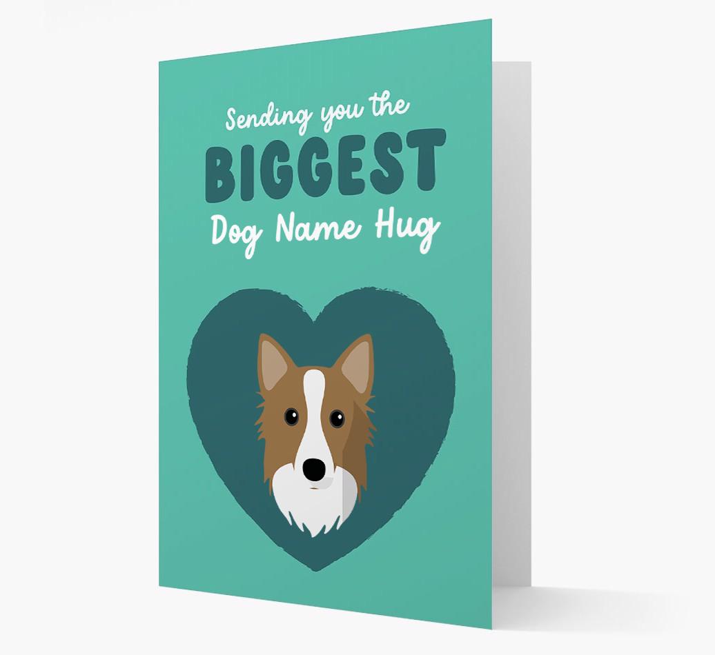 Biggest Hug: Personalized {breedFullName} Card