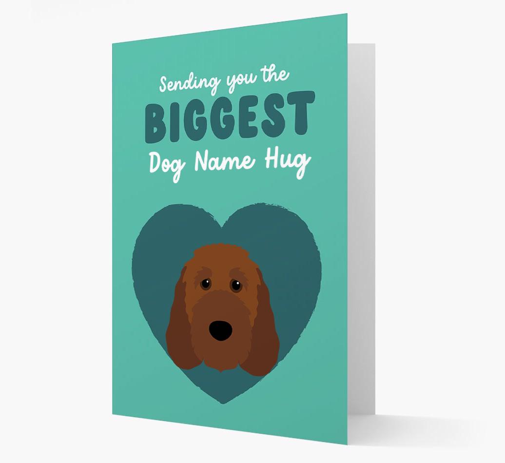 Biggest Hug: Personalized {breedFullName} Card