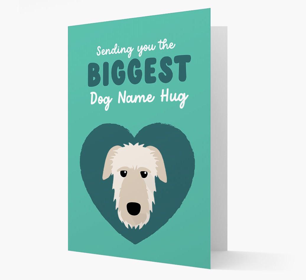 Biggest Hug: Personalized {breedFullName} Card