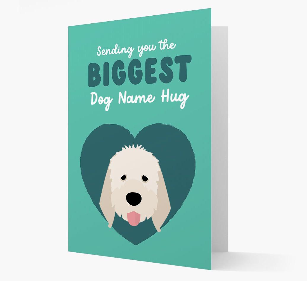 Biggest Hug: Personalized {breedFullName} Card