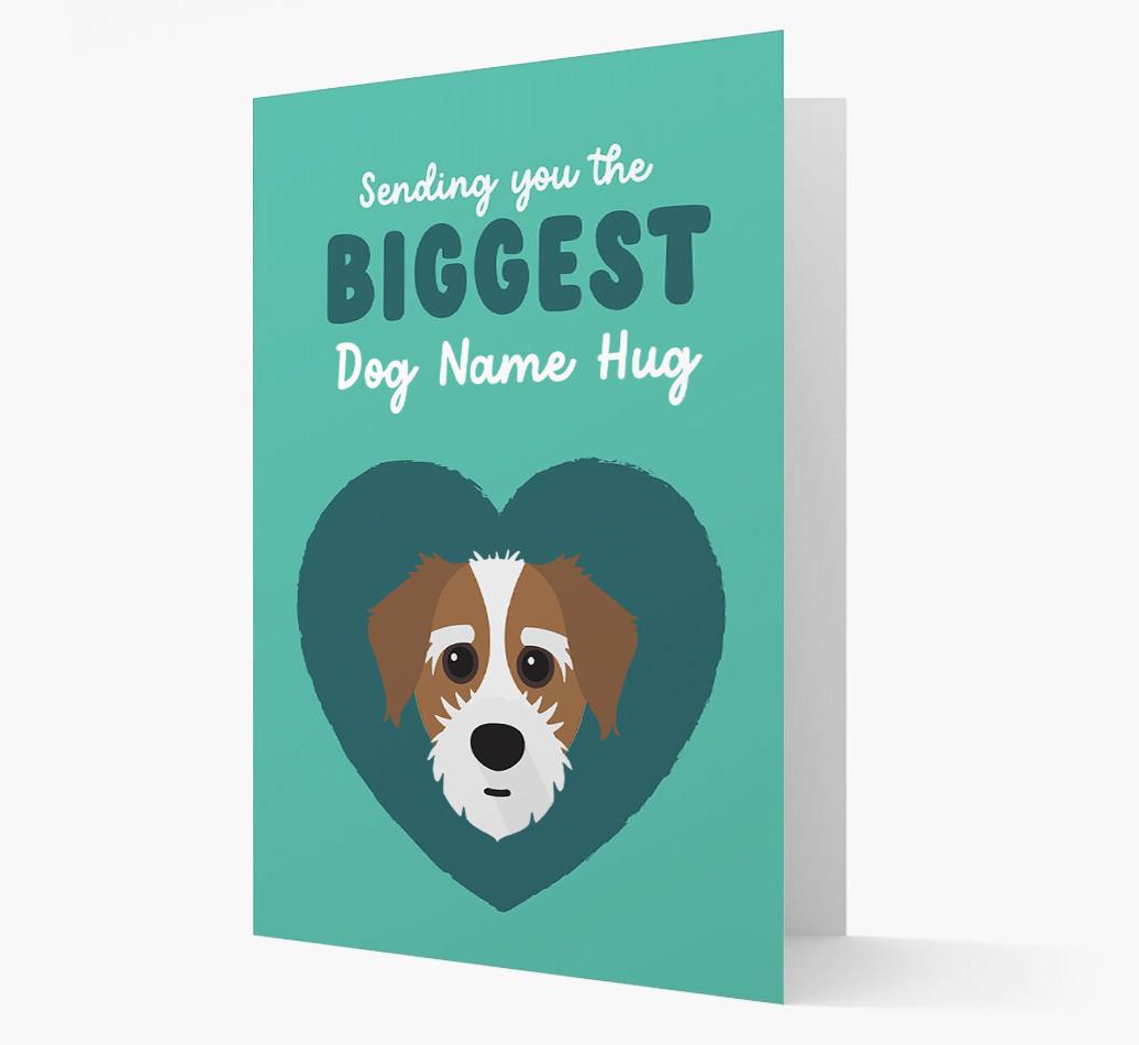 Biggest Hug: Personalized {breedFullName} Card