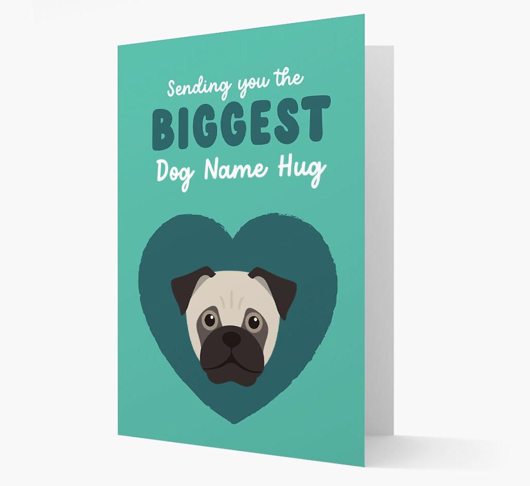 Biggest Hug: Personalized {breedFullName} Card