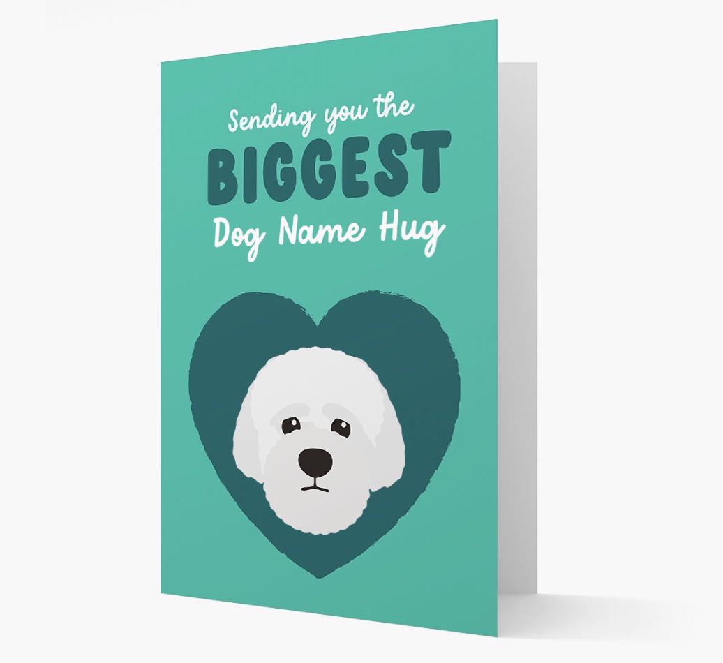 Biggest Hug: Personalized {breedFullName} Card