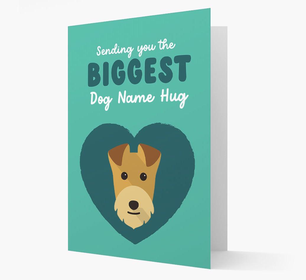 Biggest Hug: Personalized {breedFullName} Card