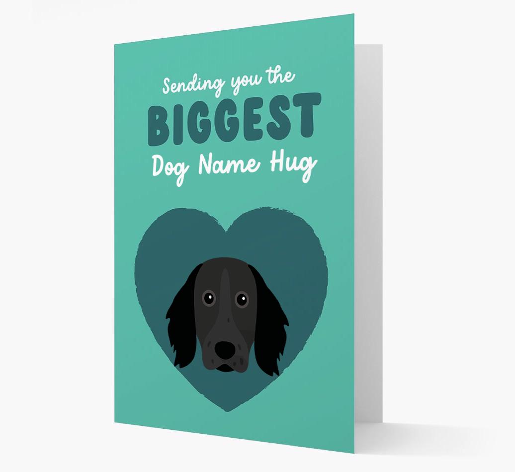Biggest Hug: Personalized {breedFullName} Card
