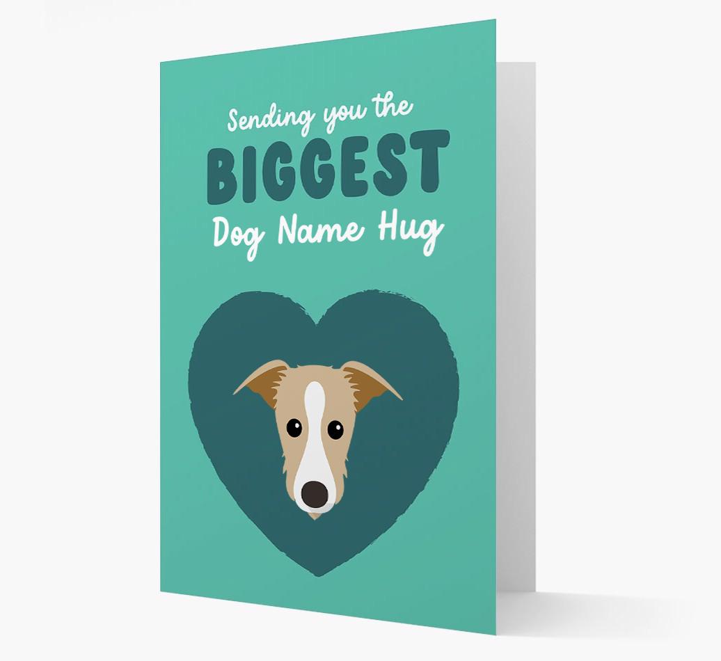 Biggest Hug: Personalized {breedFullName} Card