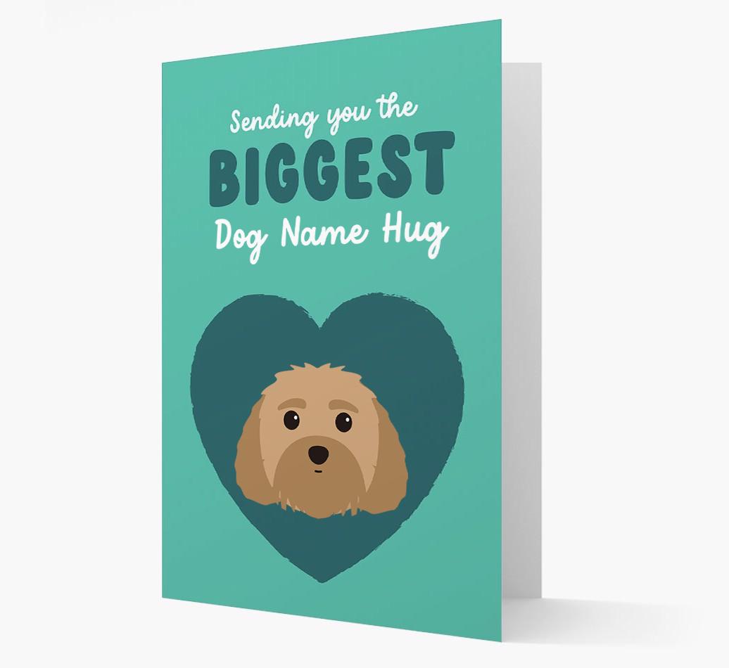 Biggest Hug: Personalized {breedFullName} Card