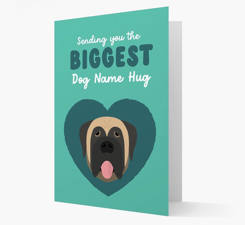 Biggest Hug: Personalized {breedFullName} Card