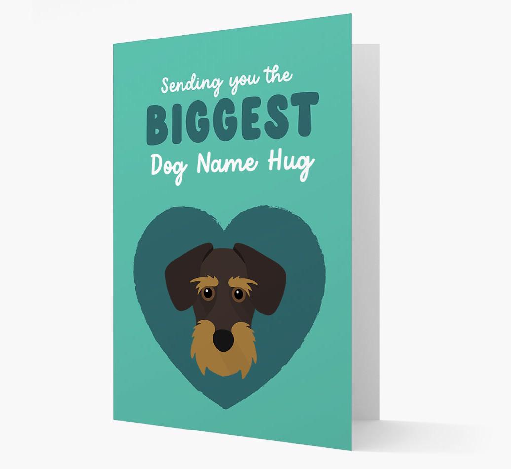 Biggest Hug: Personalized {breedFullName} Card