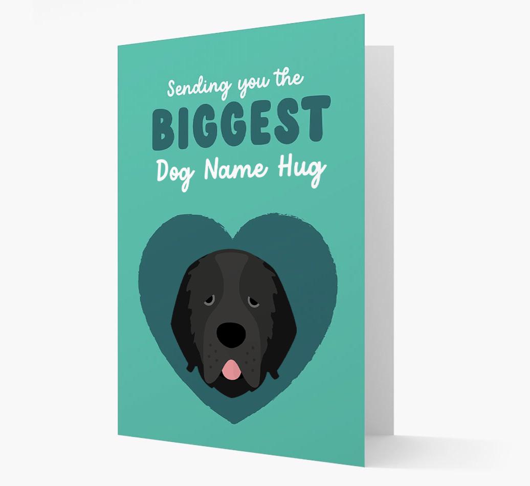 Biggest Hug: Personalized {breedFullName} Card