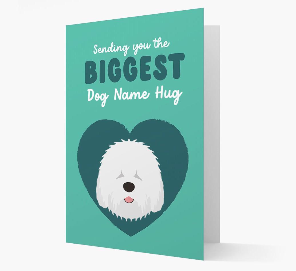 Biggest Hug: Personalized {breedFullName} Card
