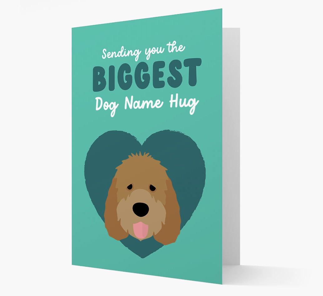 Biggest Hug: Personalized {breedFullName} Card