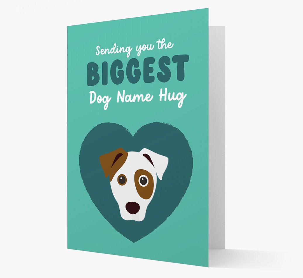 Biggest Hug: Personalized {breedFullName} Card
