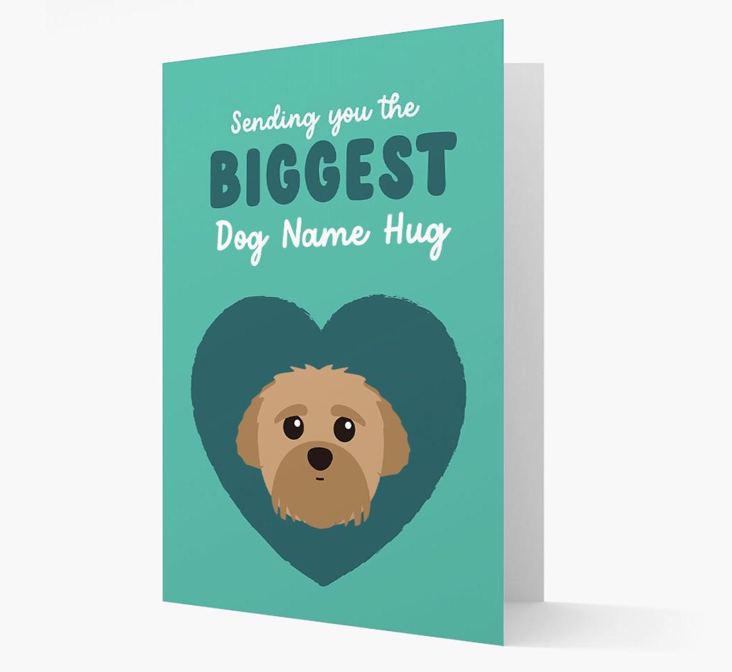 Biggest Hug: Personalized {breedFullName} Card