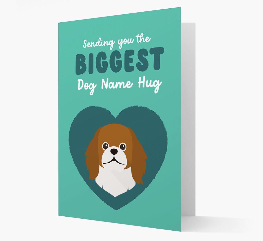 Biggest Hug: Personalized {breedFullName} Card