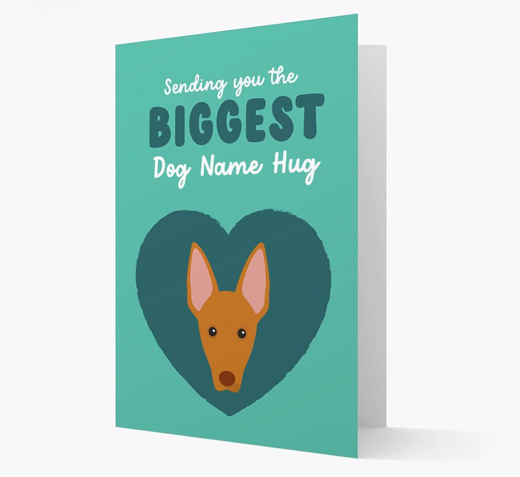 Biggest Hug: Personalised {breedFullName} Card