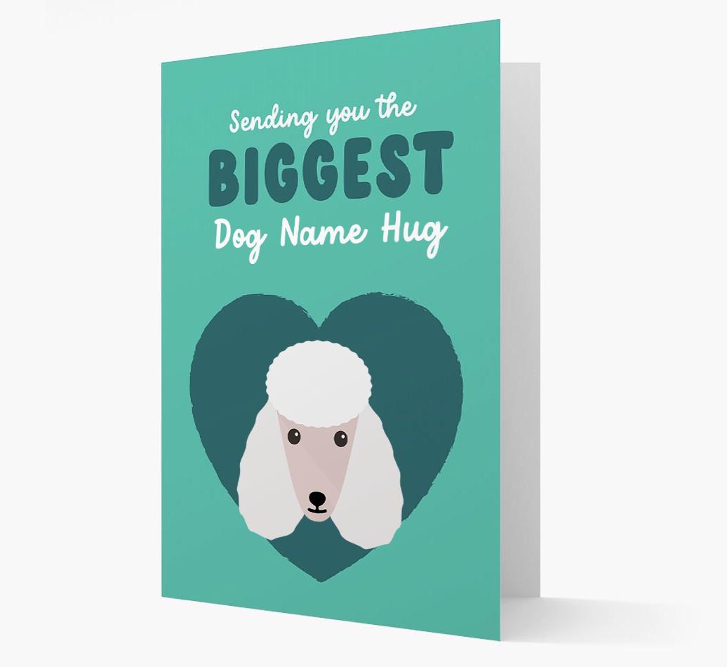 Biggest Hug: Personalized {breedFullName} Card