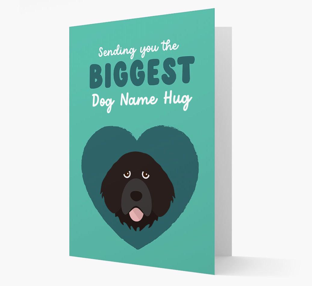 Biggest Hug: Personalized {breedFullName} Card