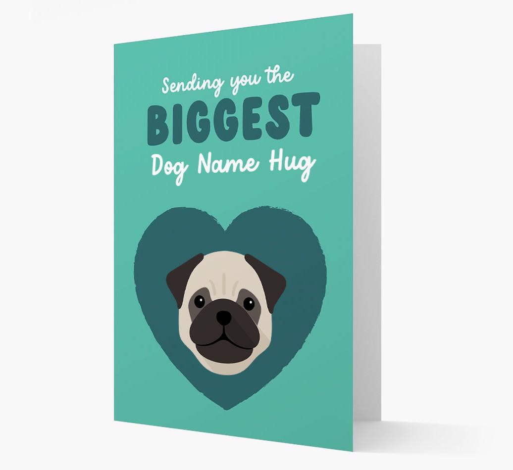 Biggest Hug: Personalized {breedFullName} Card