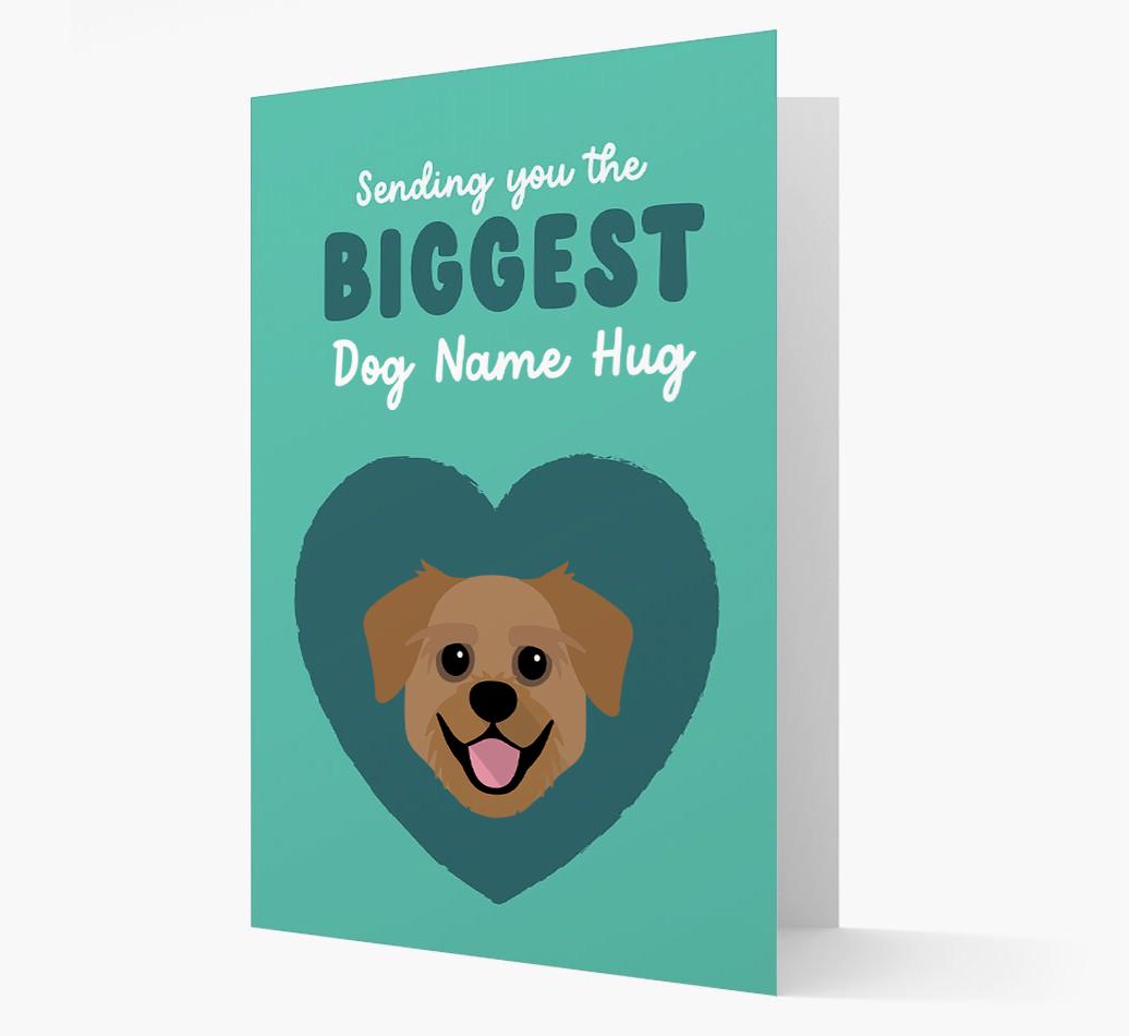 Biggest Hug: Personalized {breedFullName} Card