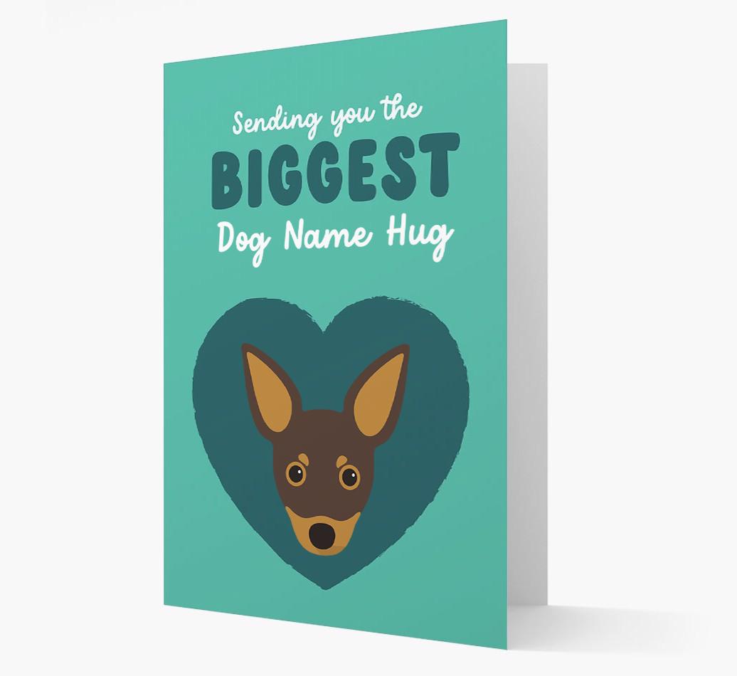 Biggest Hug: Personalized {breedFullName} Card