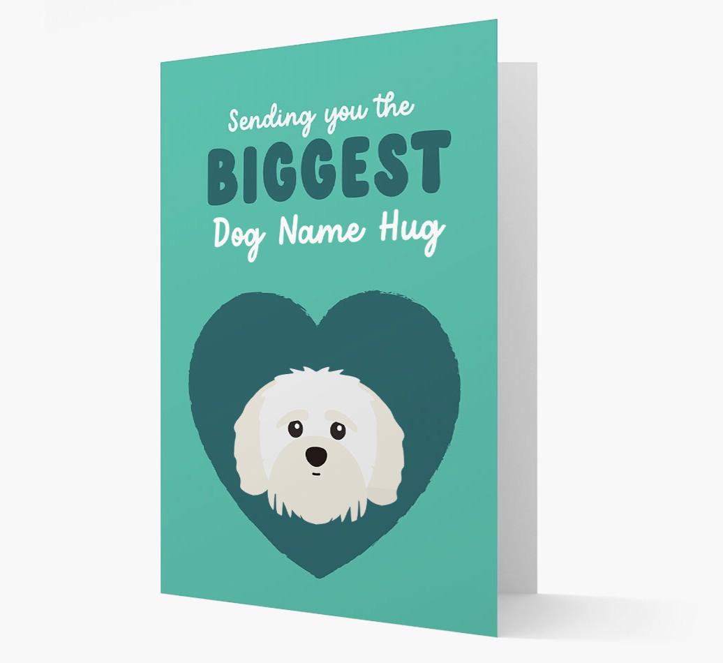 Biggest Hug: Personalized {breedFullName} Card