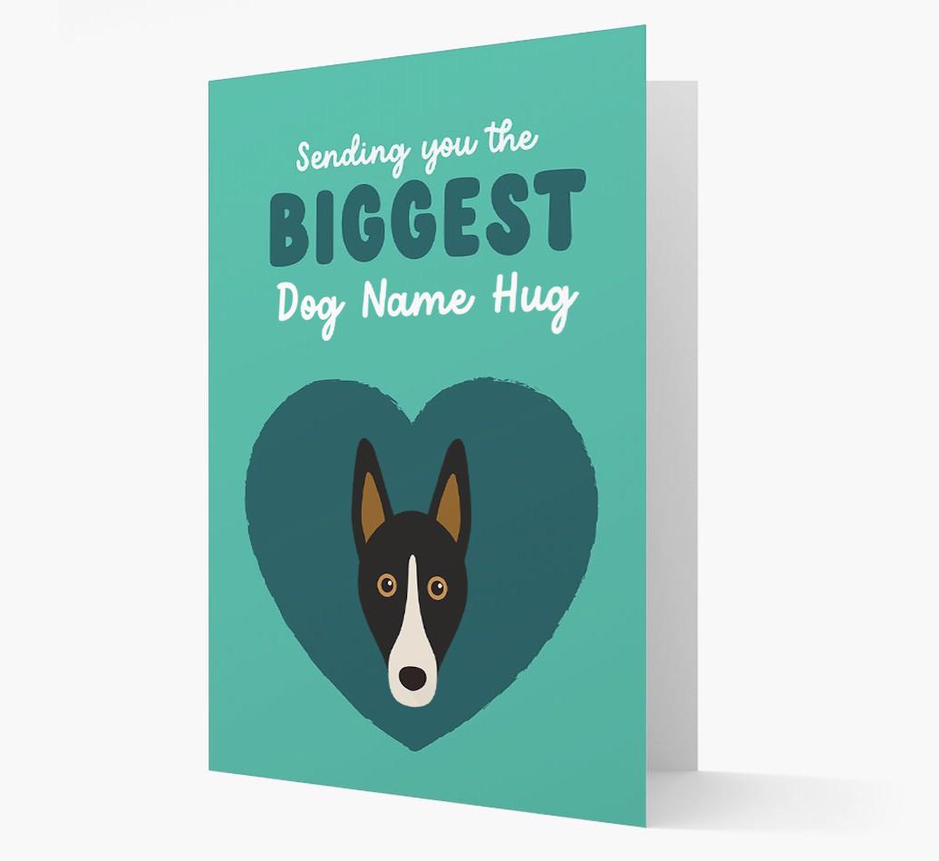 Biggest Hug: Personalized {breedFullName} Card