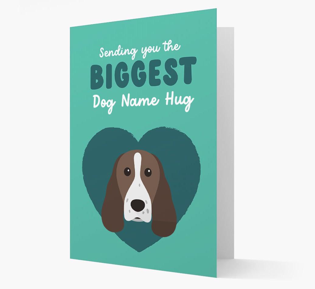 Biggest Hug: Personalized {breedFullName} Card