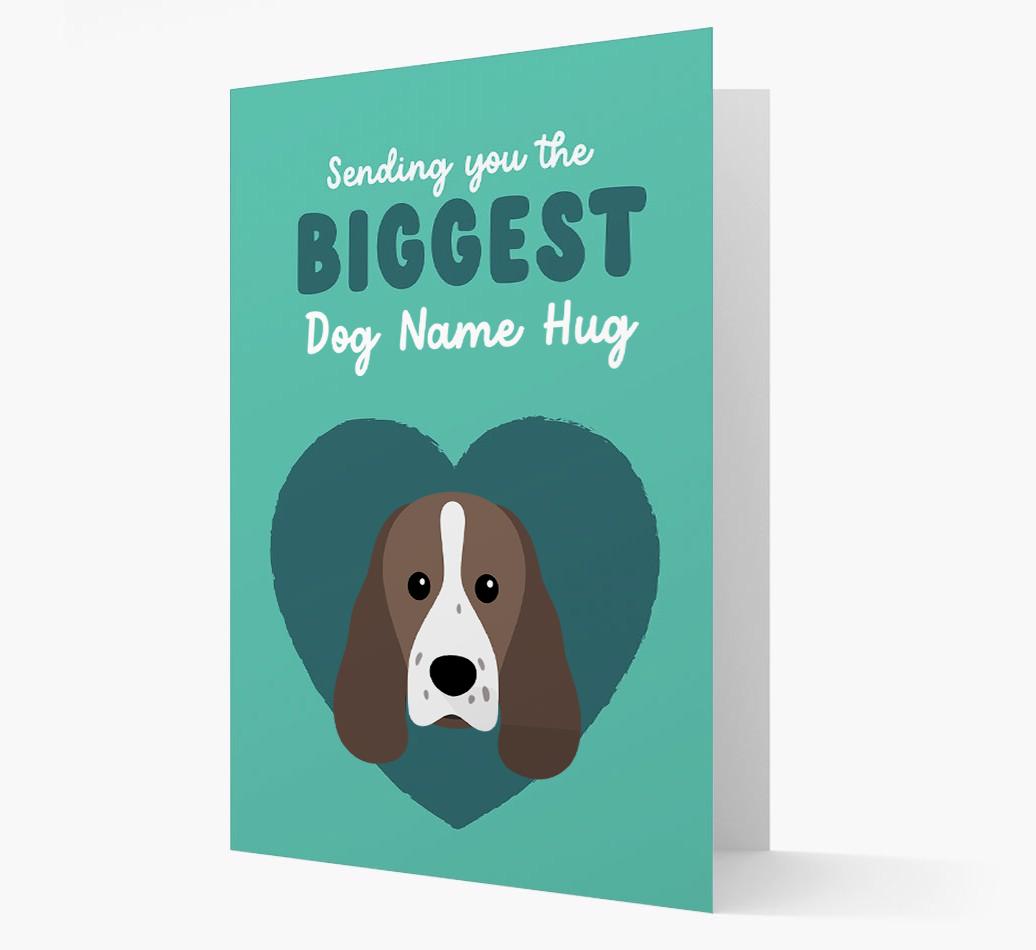 Biggest Hug: Personalized {breedFullName} Card