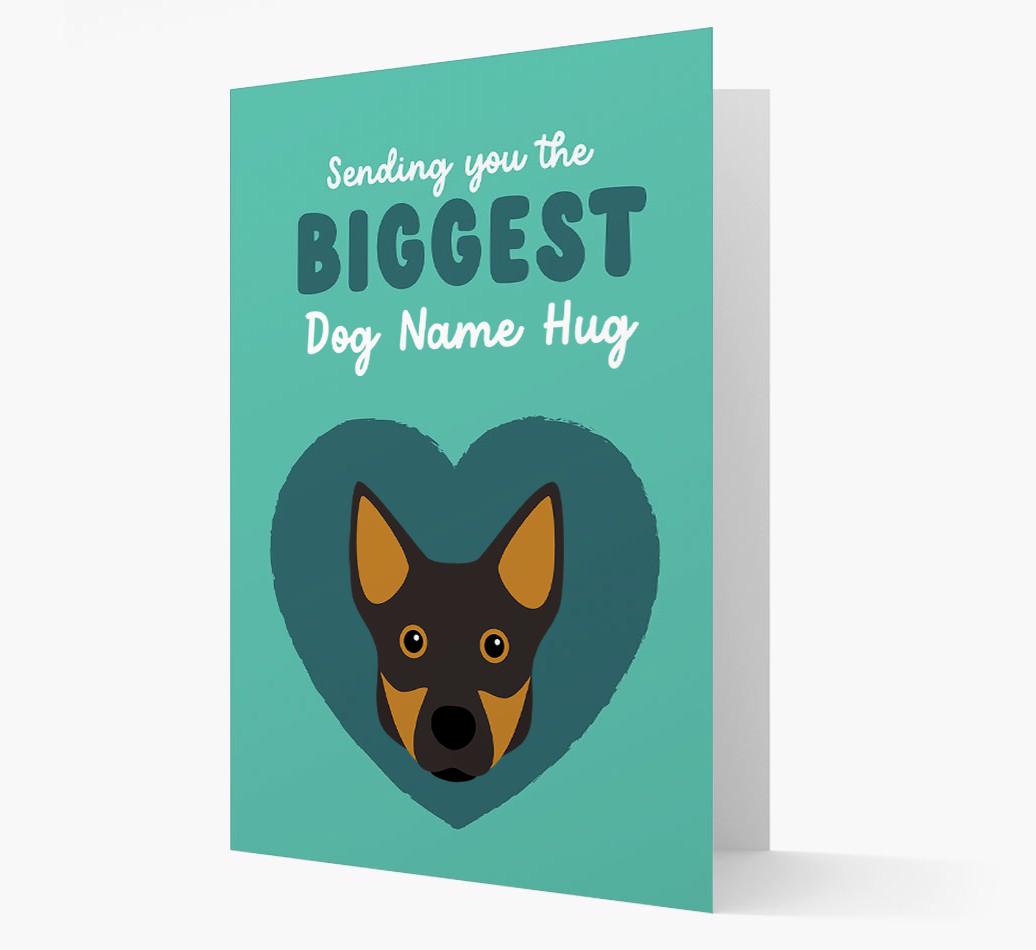 Biggest Hug: Personalized {breedFullName} Card