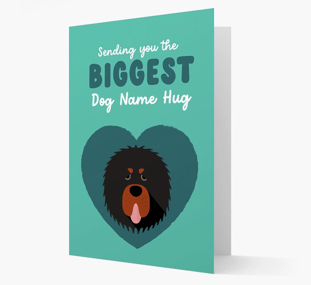 Biggest Hug: Personalized {breedFullName} Card