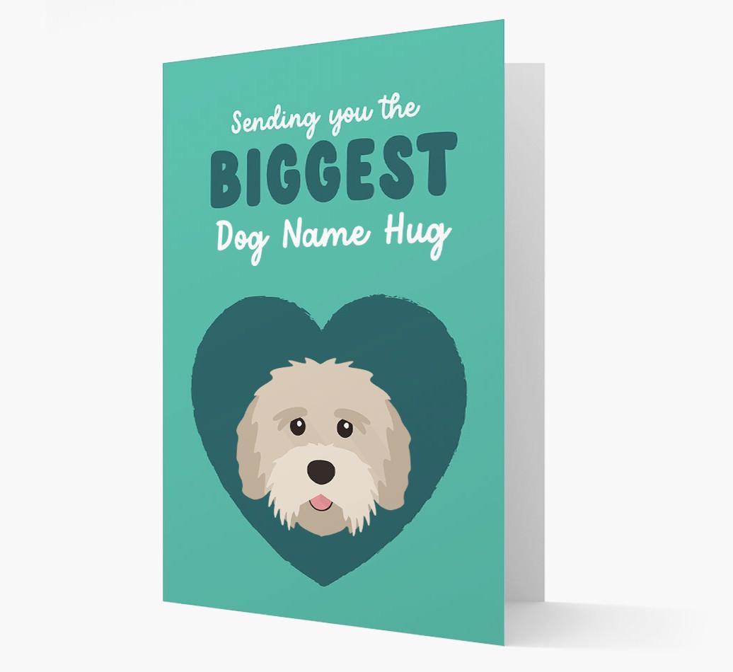 Biggest Hug: Personalized {breedFullName} Card