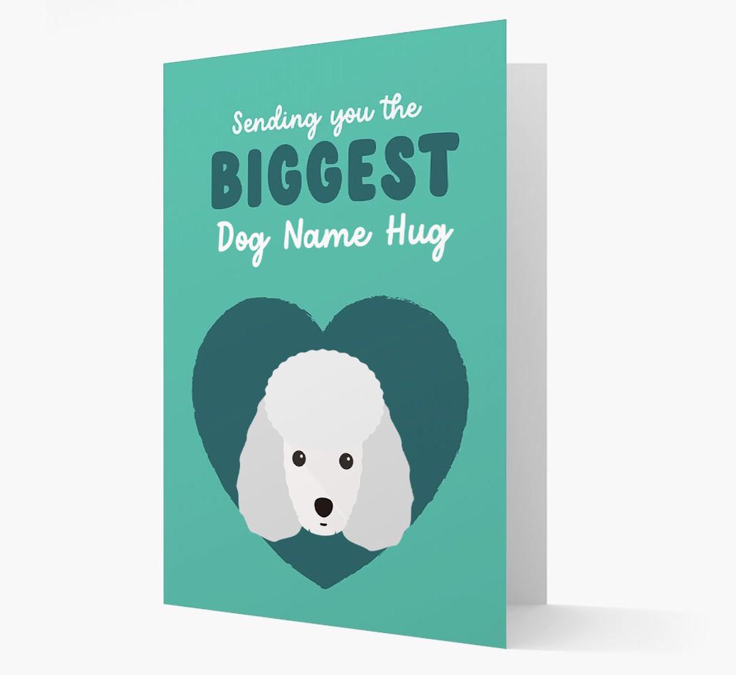 Biggest Hug: Personalized {breedFullName} Card