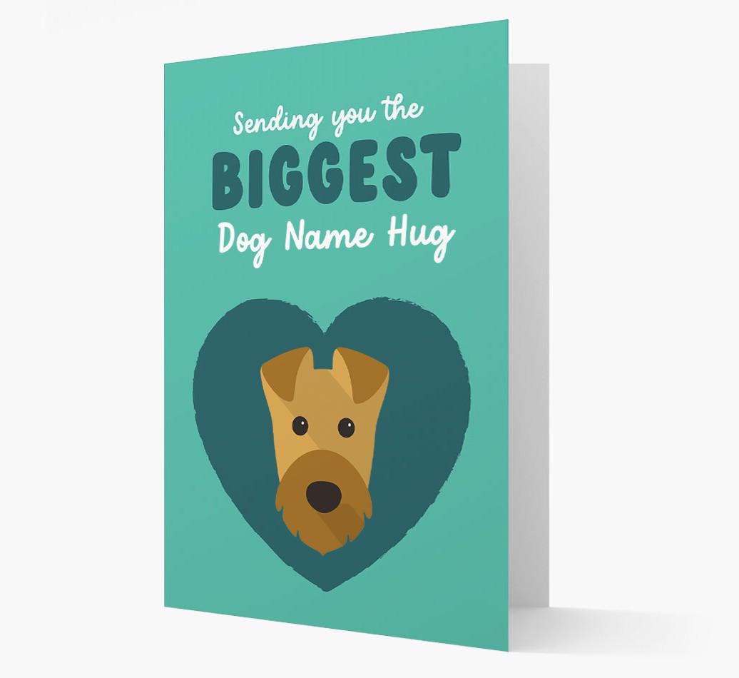 Biggest Hug: Personalized {breedFullName} Card