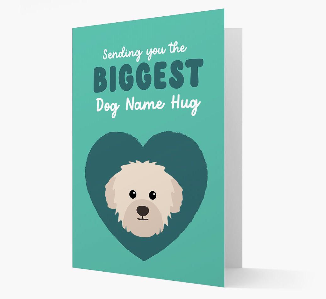 Biggest Hug: Personalized {breedFullName} Card