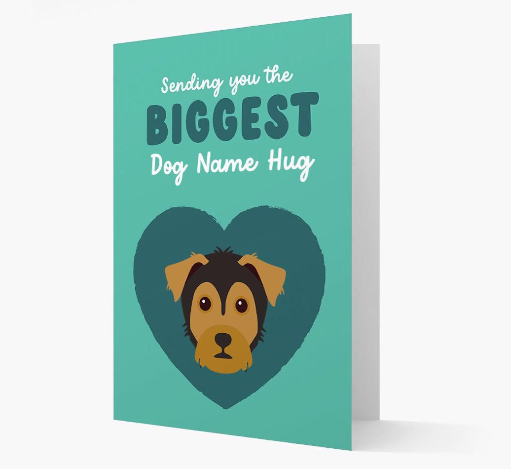 Biggest Hug: Personalized {breedFullName} Card