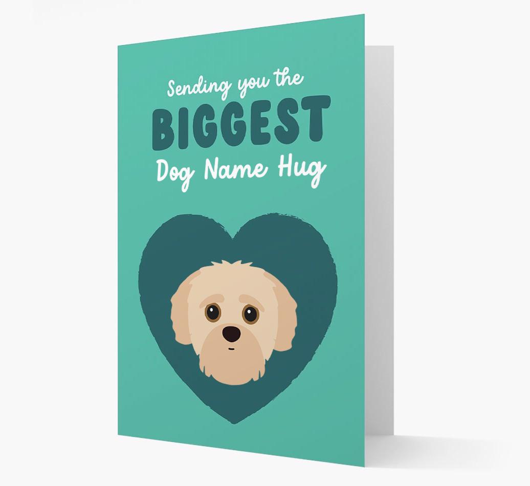 Biggest Hug: Personalized {breedFullName} Card