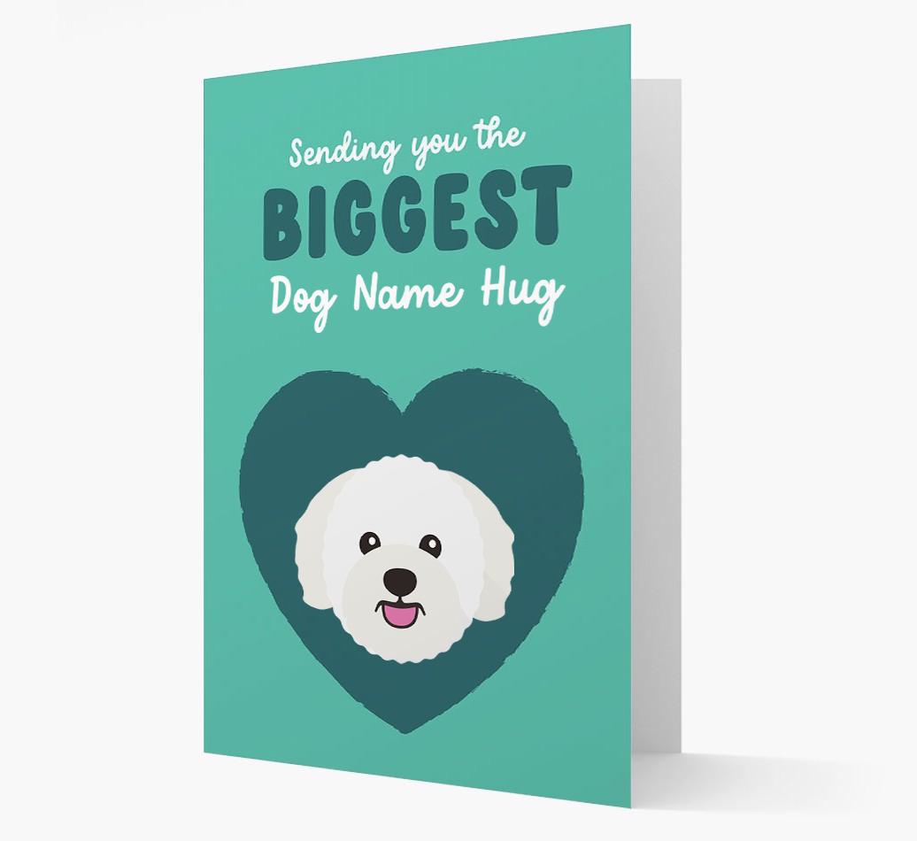 Biggest Hug: Personalized {breedFullName} Card