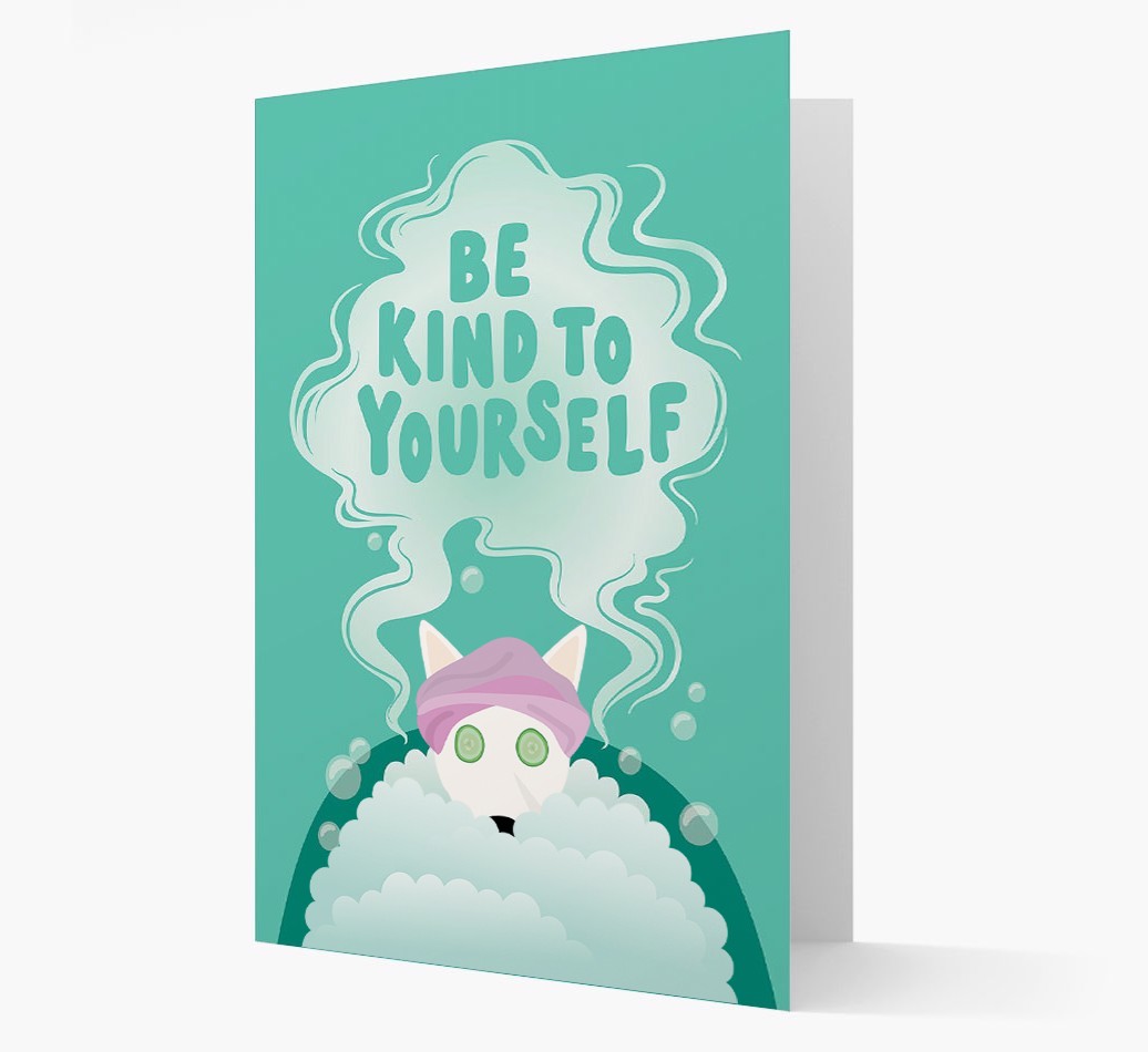 Be Kind To Yourself: Personalised {breedFullName} Card
