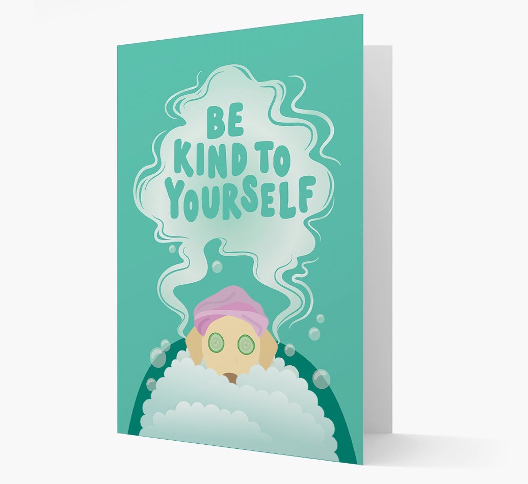 Be Kind To Yourself: Personalised {breedFullName} Card