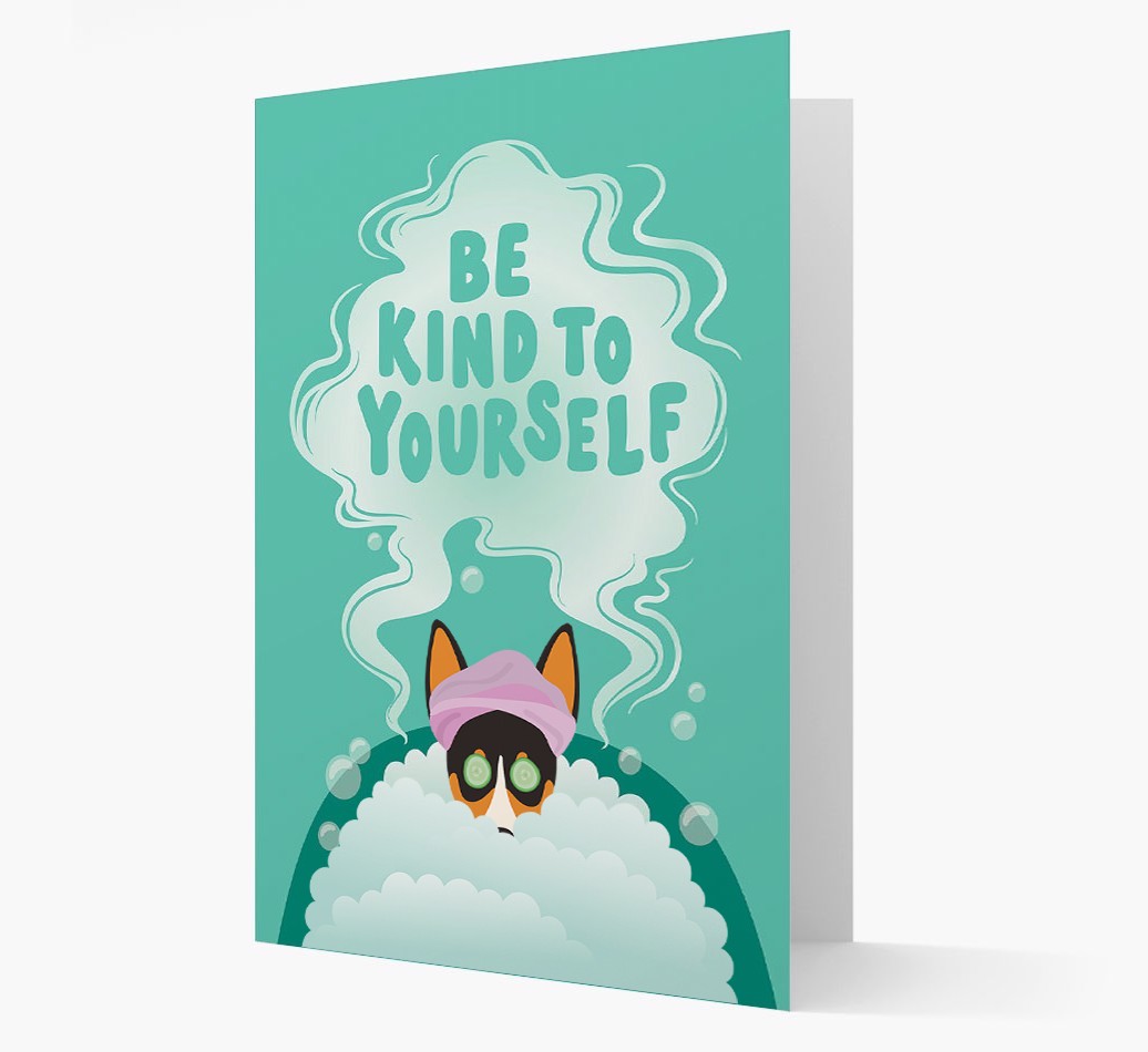 Be Kind To Yourself: Personalised {breedFullName} Card