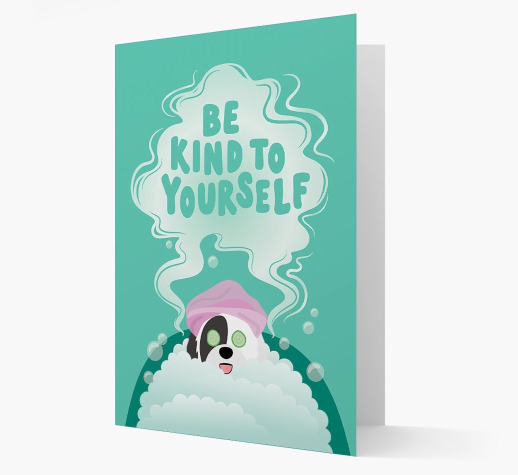 Be Kind To Yourself: Personalised {breedFullName} Card