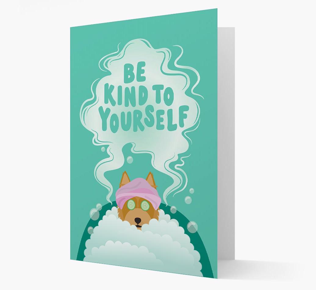 Be Kind To Yourself: Personalized {breedFullName} Card