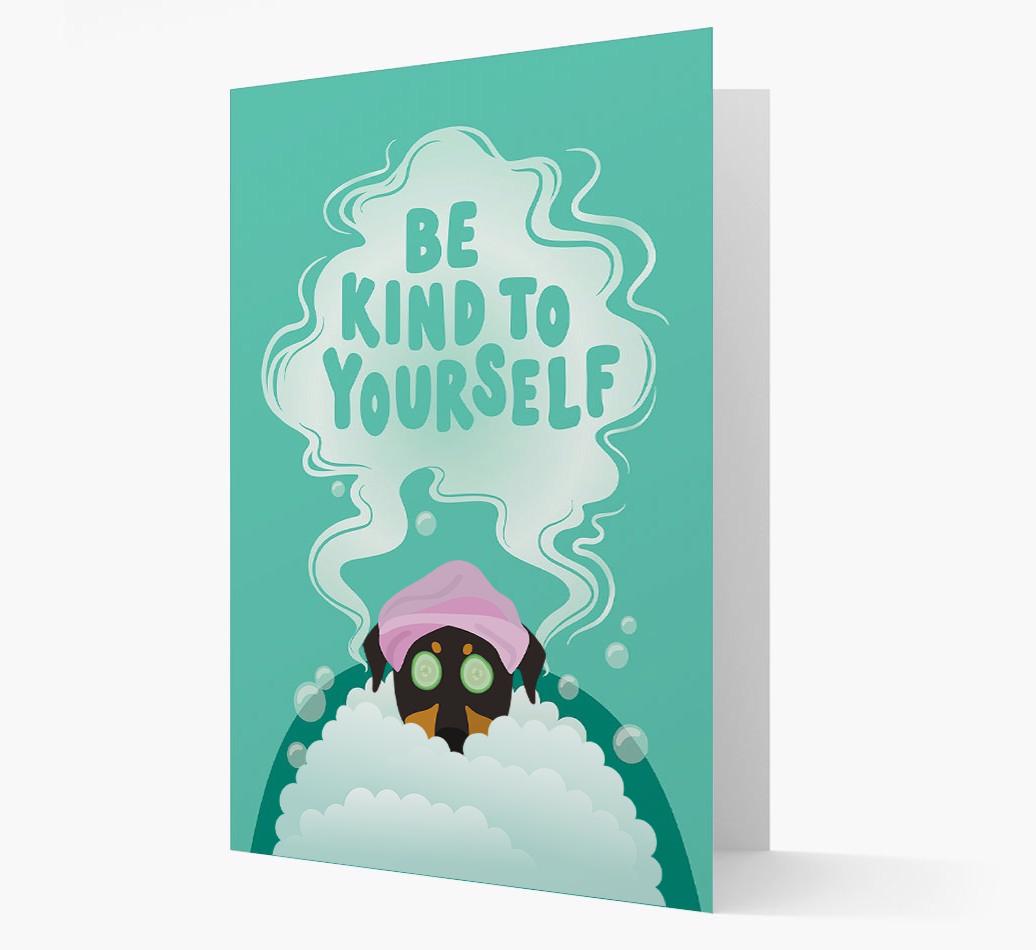 Be Kind To Yourself: Personalized {breedFullName} Card